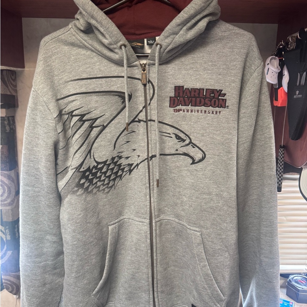 Harley-Davidson Gray Men's Sweater